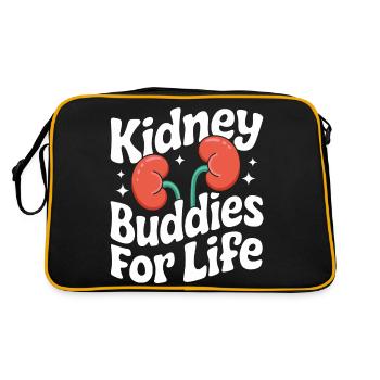 Kidney Donor Kidney Organ Donor - Retro Bag - black/gold - Back