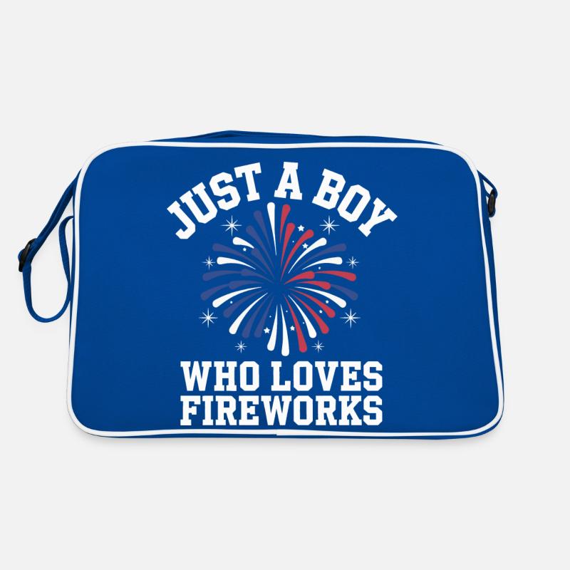 Pyrotechnics Fireworks Pyrotechnics Retro Bag