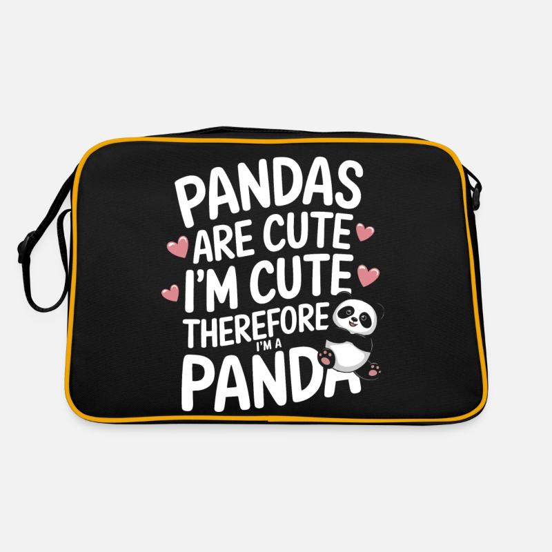 Panda Ours Panda Animal Pandas Sac Retro