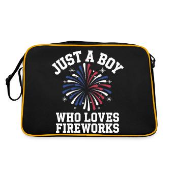 Pyrotechnics Fireworks Pyrotechnics - Retro Bag - black/gold - Back