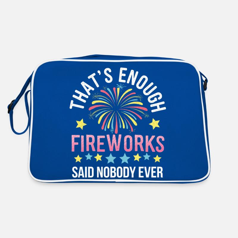 Pyrotechnics Fireworks Pyrotechnics Retro Bag