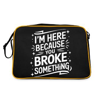 Technical Support Computer - Retro Bag - black/gold - Back