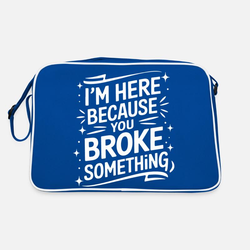 Technischer Support Computerfreak Nerd Retro Tasche