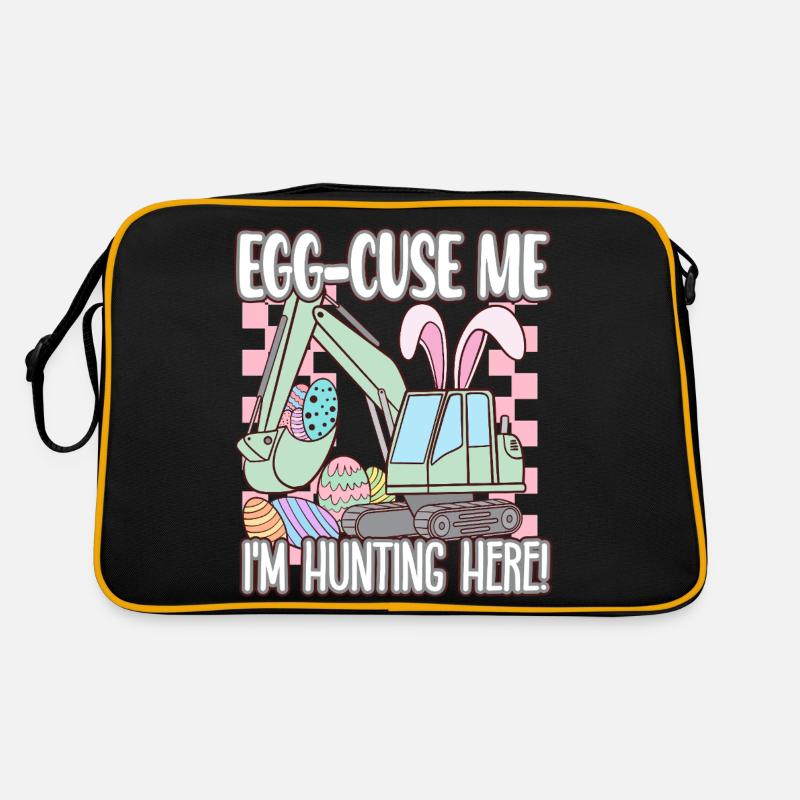 Egg cuse me Happy Easter Retro Tasche