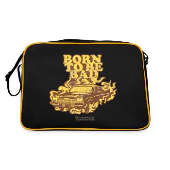 Born to be Bad - Retro Bag - black/gold - Back
