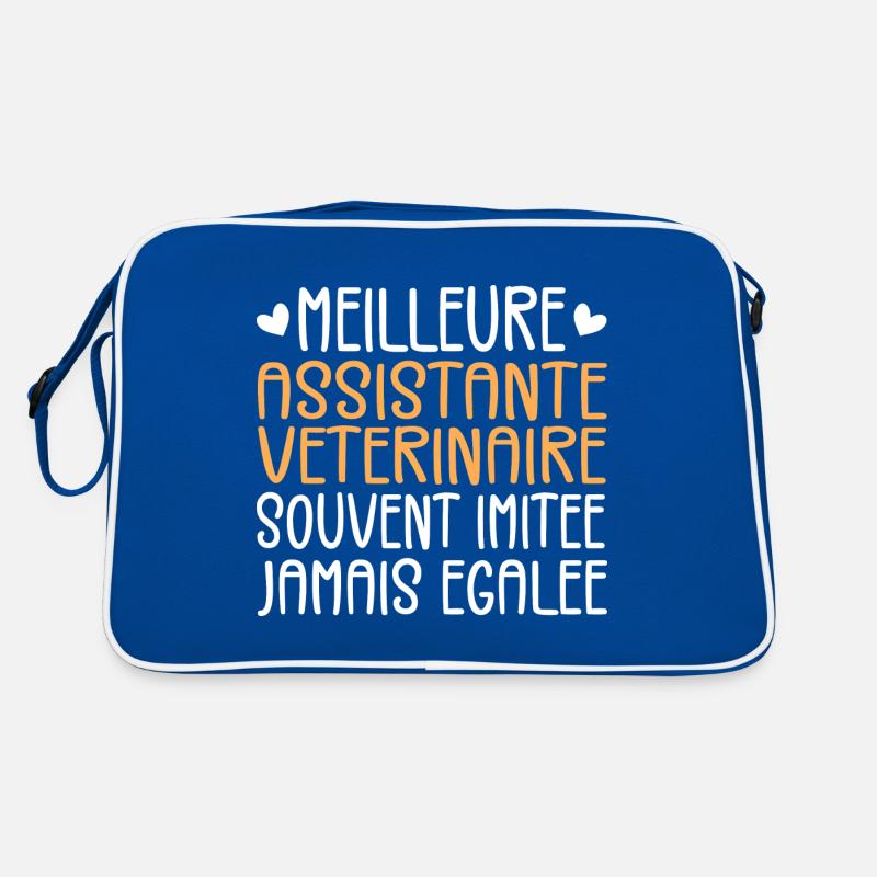 Souvent imitée Meilleure assistante vétérinaire Sac Retro