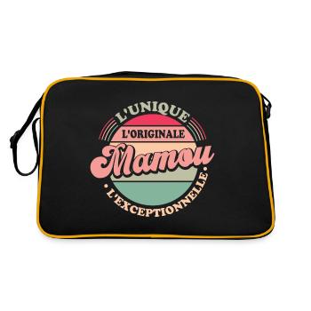 L'unique l'originale Mamou l'exceptionnelle Cadeau - Sac Retro - noir/or - Dos