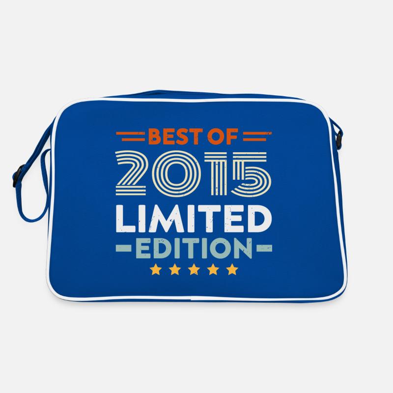 Retro 2015 Vintage Cadeau 9e Anniversaire 9 Ans Sac Retro