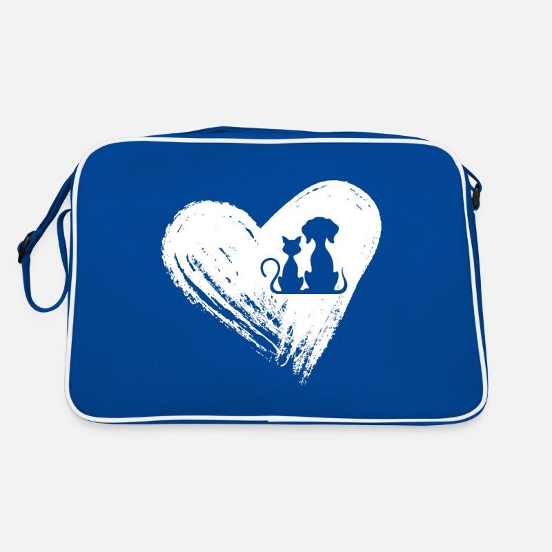 Chien et chat. Sac Retro