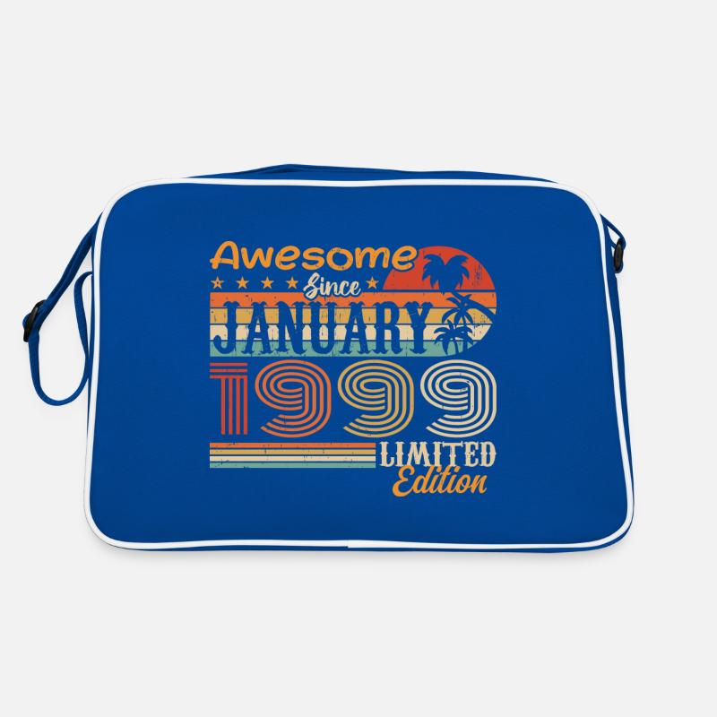 Geburtstagsgeschenk - geboren im Januar 1999 Retro Tasche