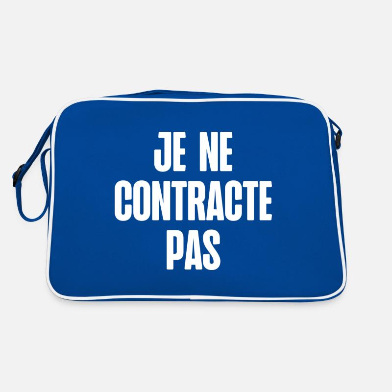 je ne contracte pas Sac Retro