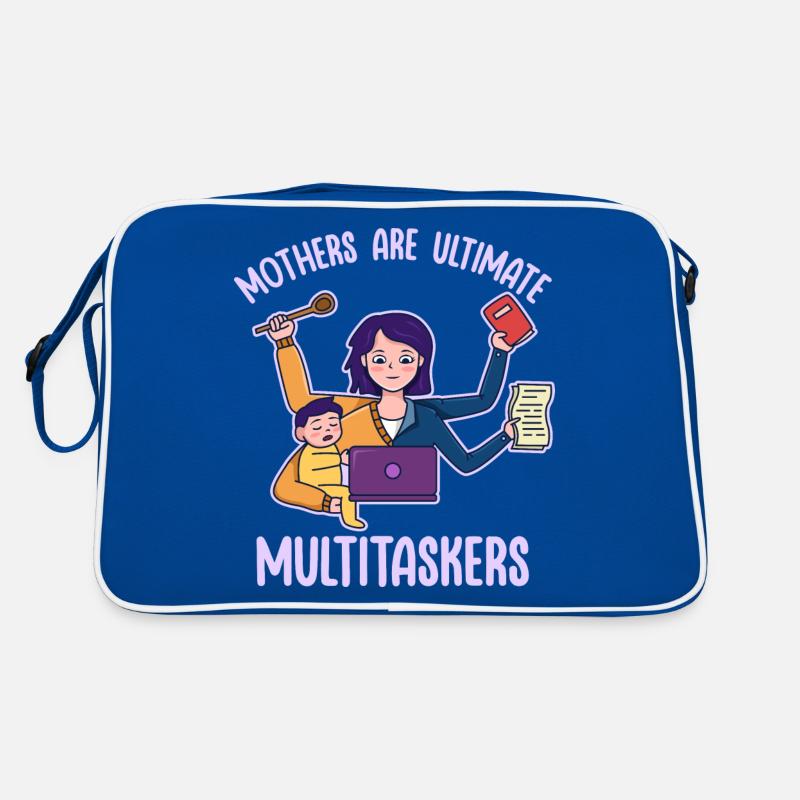 Muttertag Multitasking Arbeit Design Retro Tasche