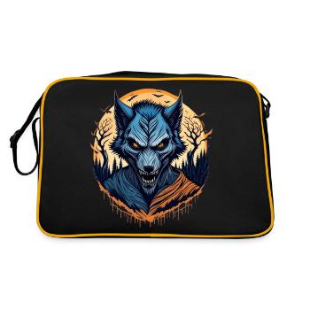 Gruseliges Halloween-partykostüm Werwolf - Retro Bag - black/gold - Back