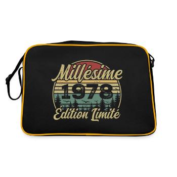 Millésime 1978 - Cadeau Pour le 46e Anniversaire - Sac Retro - noir/or - Dos