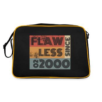 25ème Anniversaire Sans défaut depuis 02/2000 - Sac Retro - noir/or - Dos
