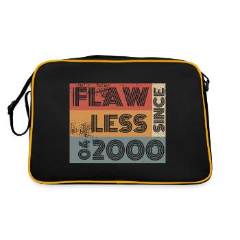 25ème Anniversaire Sans défaut depuis 04/2000 - Sac Retro - noir/or - Dos