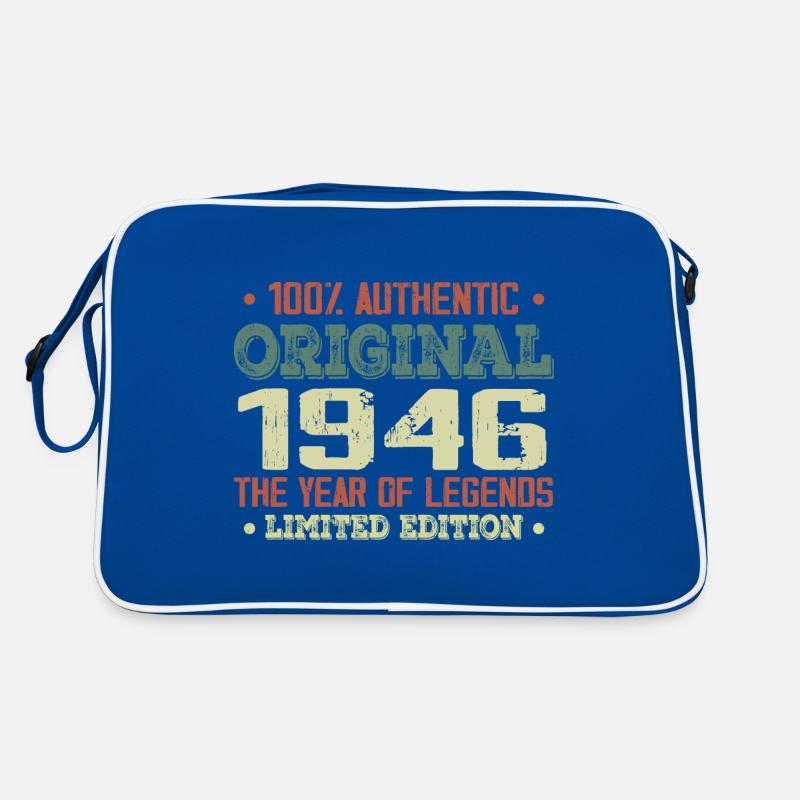 Legend Since 1946 Born in 1946 - 78th Birthday Retro Bag
