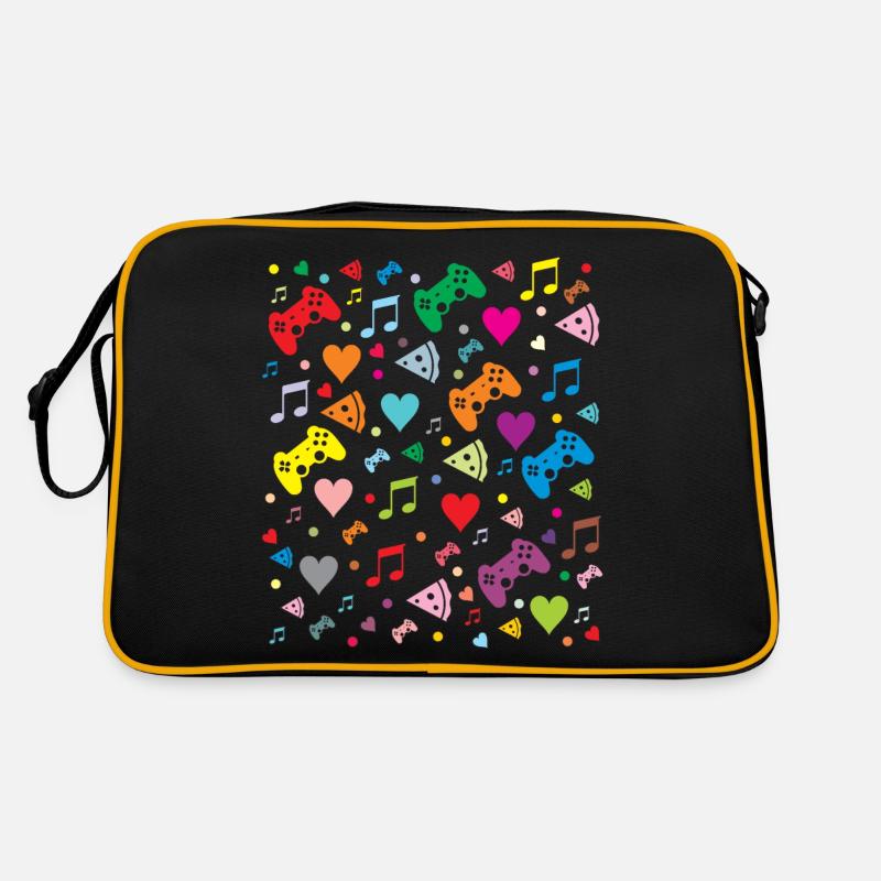 Game Pattern Retro Bag