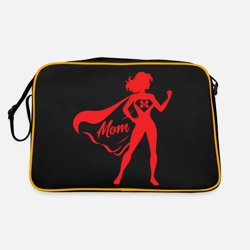 Rotes Mutter Design – Für die beste Mama Retro Tasche