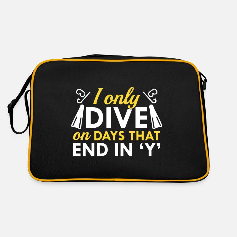 Diving I Only Dive Retro Bag