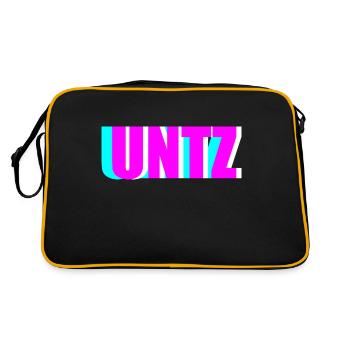Untz rave - Sac Retro - noir/or - Dos
