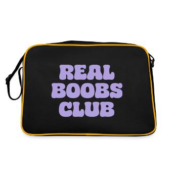 Club de vrais seins - Sac Retro - noir/or - Dos