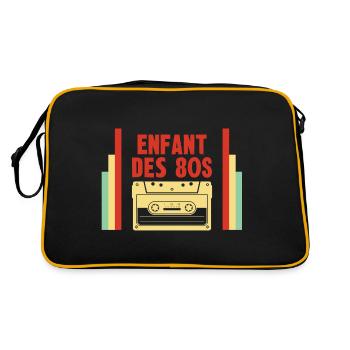 enfant des 80s - Sac Retro - noir/or - Dos