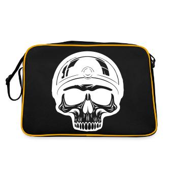 Skeleton Biker - Sac Retro - noir/or - Dos