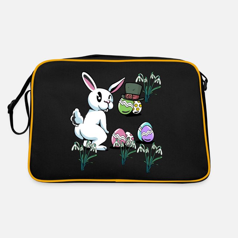 Floppy Ear Child Easter Eggs Hat Rodent Rabbit Retro Bag