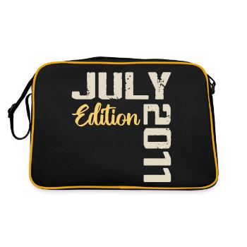 Juillet 2011 Chemise D’anniversaire Juillet 2011 - Sac Retro - noir/or - Dos