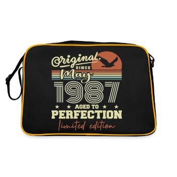 May 1987 | Cadeau Anniversaire Mai 1987 mai 1987 - Sac Retro - noir/or - Dos