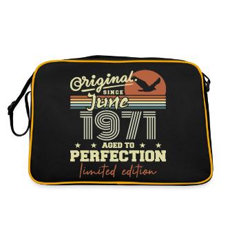 Born in June 1971, June 1971, Born June 1971 June 1971 - Retro Bag - black/gold - Back