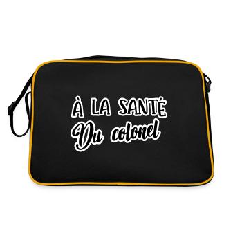 à la santé du colonel - Sac Retro - noir/or - Dos