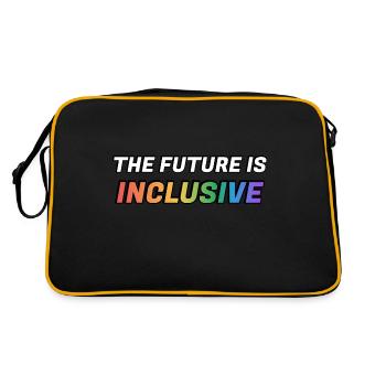 L’avenir est inclusif - Sac Retro - noir/or - Dos