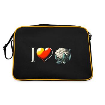 Chou-fleur - Sac Retro - noir/or - Dos