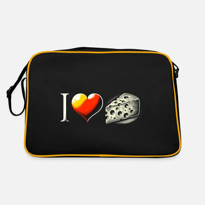 Käse Retro Tasche
