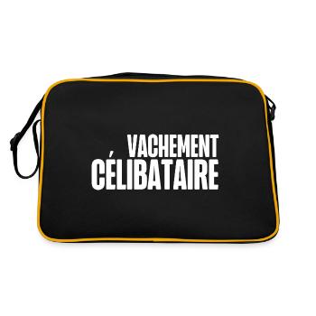 vachement célibataire - Sac Retro - noir/or - Dos