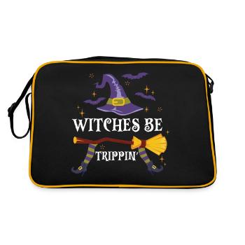 Les sorcières d’Halloween soient Trippin - Sac Retro - noir/or - Dos