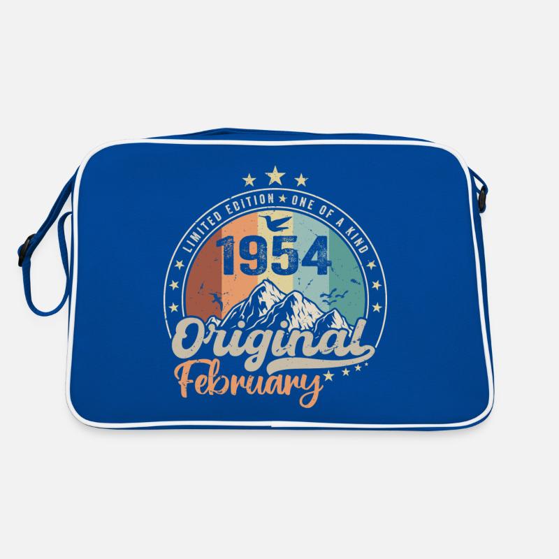 Legends born in February 1954 70th anniversary gift Retro Bag