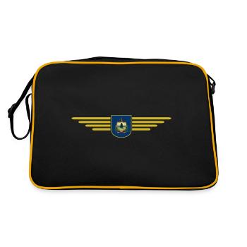 Chemise de fan du Vermont – Pure Nature - Sac Retro - noir/or - Dos