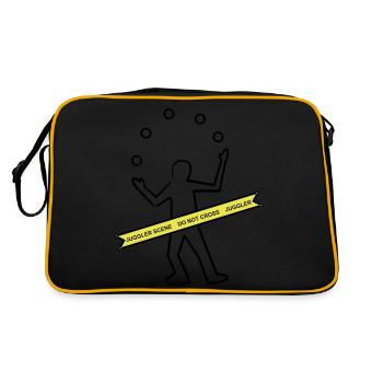 Juggler - Retro Bag - black/gold - Back