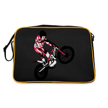 Trial Racing - Retro Bag - black/gold - Back