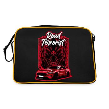 Road Terrorist Red - Sac Retro - noir/or - Dos