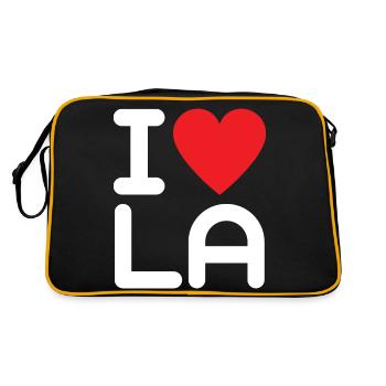 J'ADORE LA - Sac Retro - noir/or - Dos