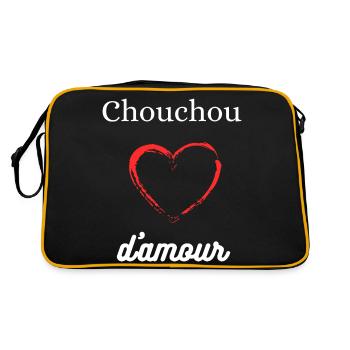 Chouchou d'amour - Sac Retro - noir/or - Dos