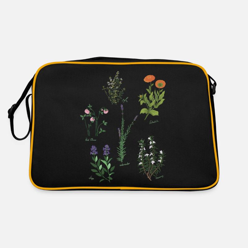Herbarium Herbal Knowledge Retro Bag