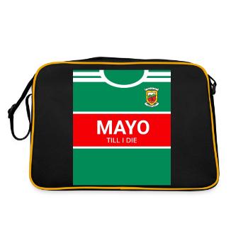 Mayo GAA - Sac Retro - noir/or - Dos