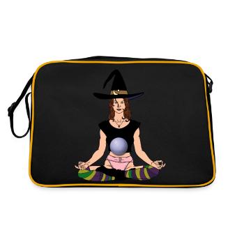 Witch - Retro Bag - black/gold - Back