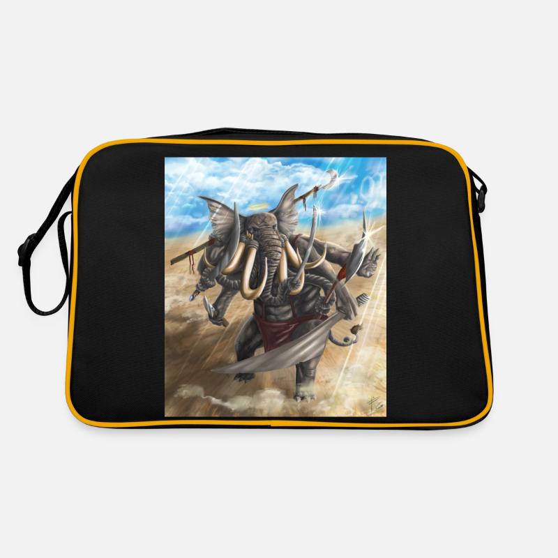 ganesh big bad elephant Retro Tasche