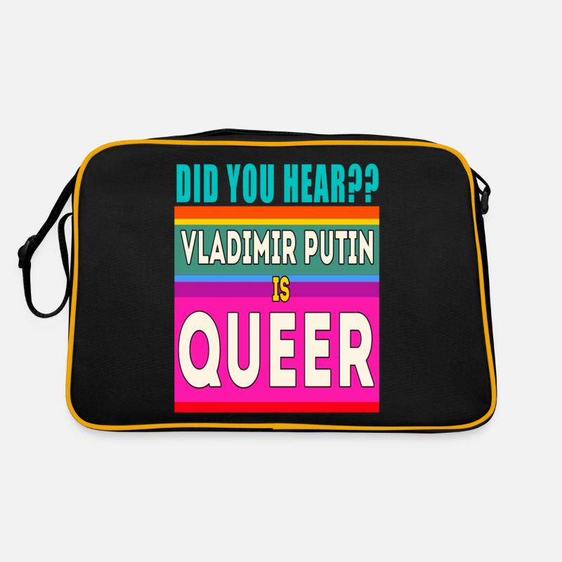 Pride Mad Vlad est un design queer de Poutine Sac Retro